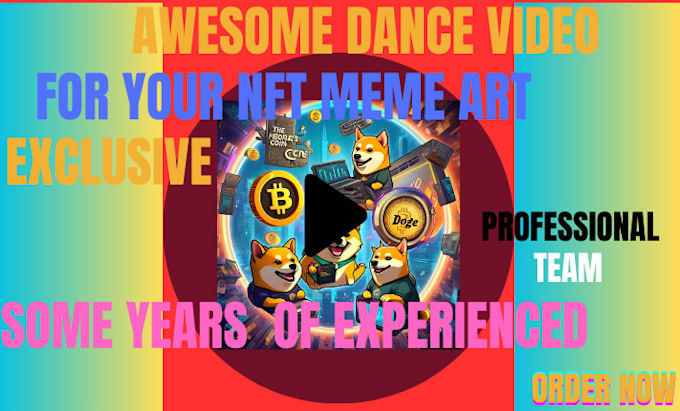 make nft crypto memecoin or token promo video