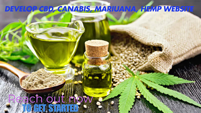 develop cbd website, cannabis, marijuana website, weed website, hemp website