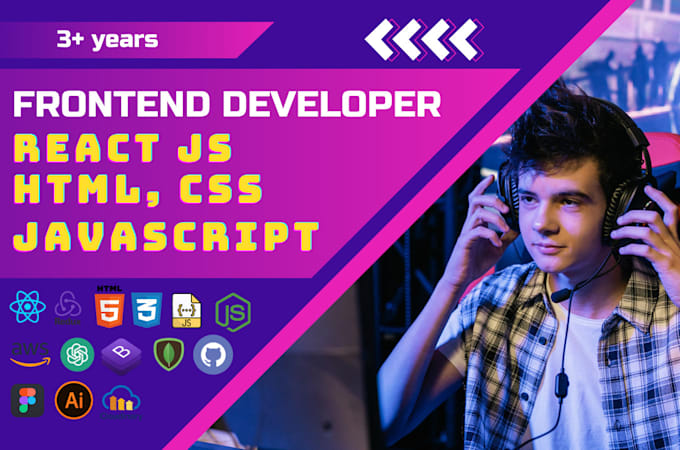 Be your front end react js, html, css, js developer by Ruhaib_dev | Fiverr