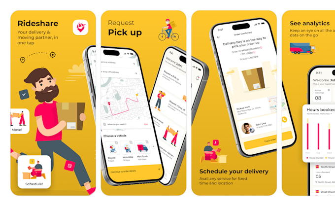 design screenshots for app store and play store