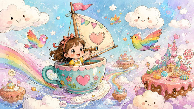 create a 3d animated video for a children storybook