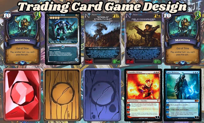 draw card game template fantasy tcg, ccg, mtg, rrpg card frame illustration