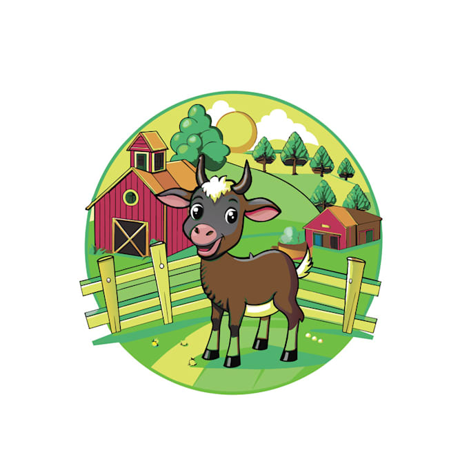 make spectacular unique cartoon agriculture logo