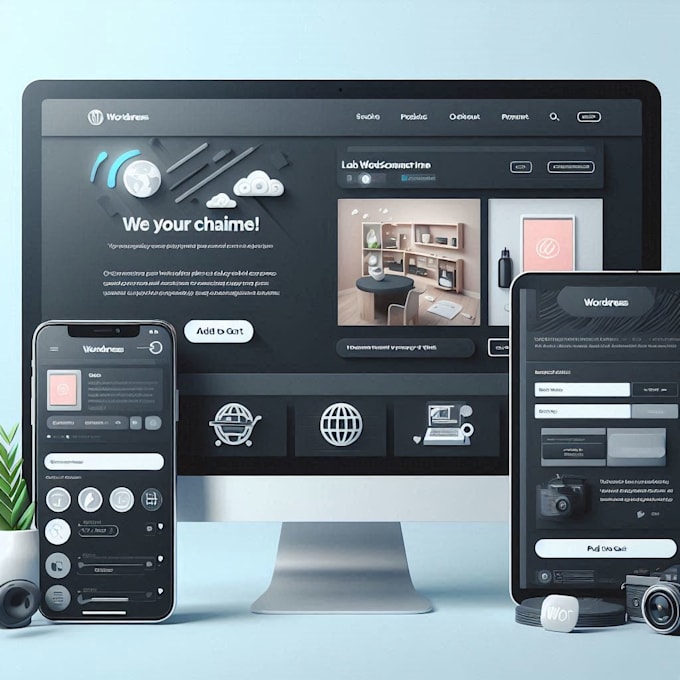 create full website development