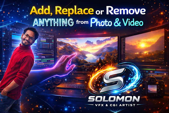 do professional vfx compositing, 3d tracking and cinematic video editing