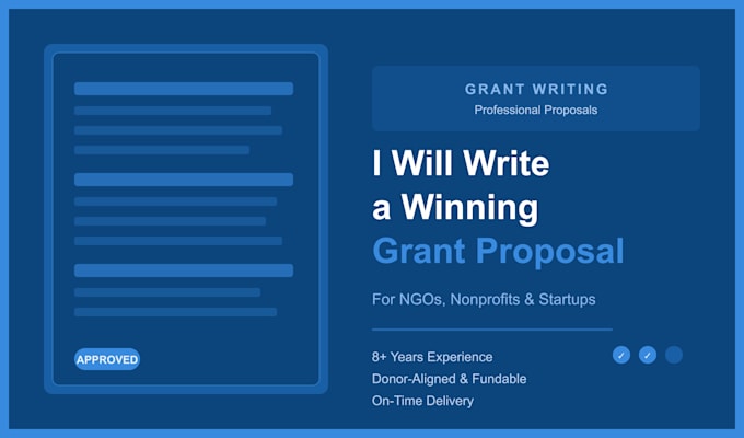 write a professional grant proposal for ngos and nonprofits