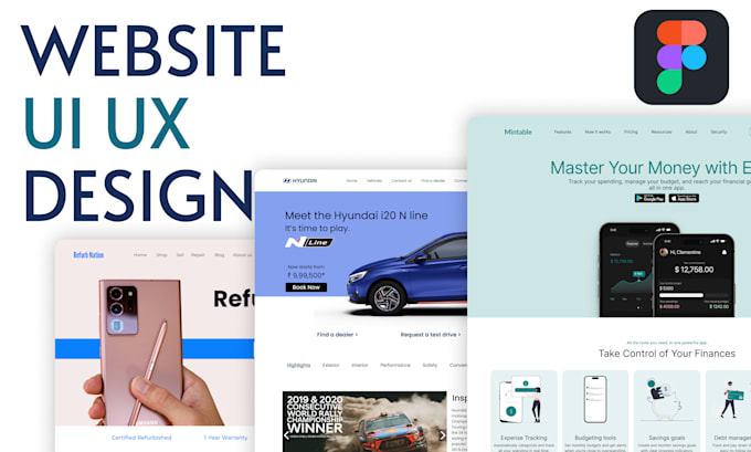 design modern landing page in figma