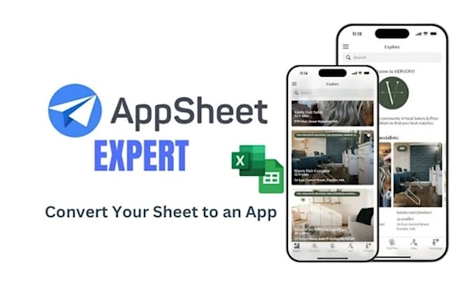 develop powerful appsheet for your business solutions integrated with g sheets