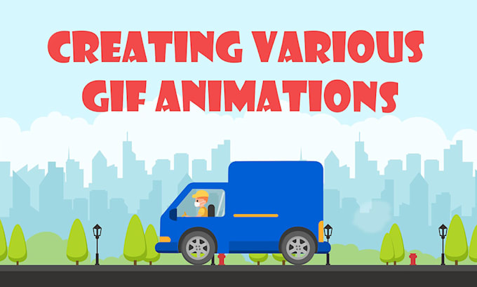 create two custom gifs for a website or app