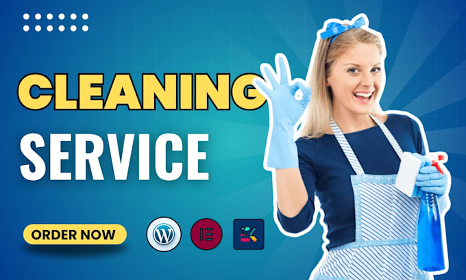 build a cleaning service website with a booking system