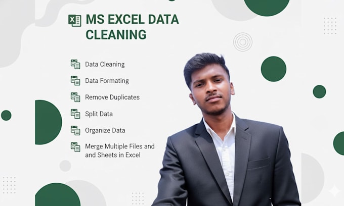 do data cleaning, formatting, organizing, merging, splitting