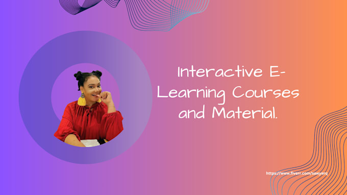 create interactive e learning courses and material