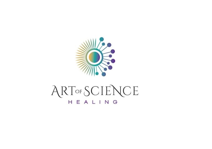 design art science duality spa services education logo