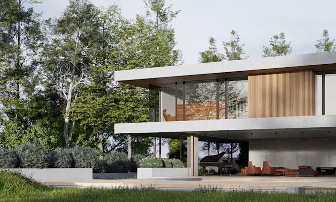 design your 3d for outdoor, pool,front yard and backyard landscape design