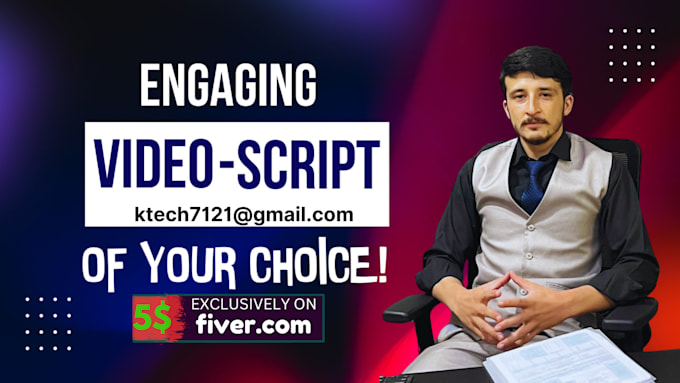 write a captivating video script