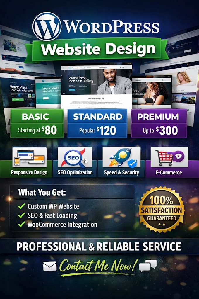 build a fast secure and SEO optimized wordpress website