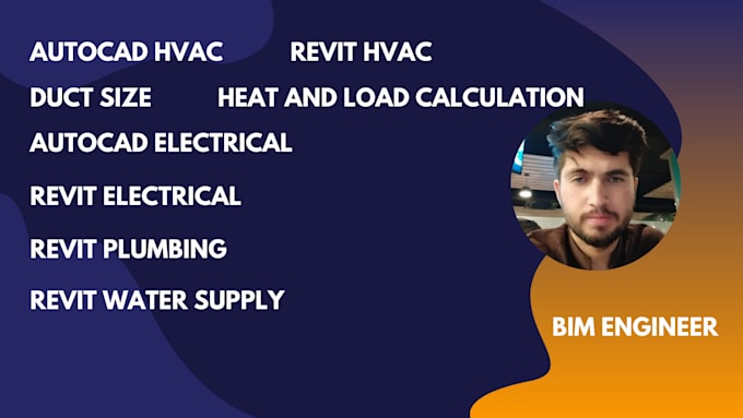 do electrical hvac plumbing  layout plan and design using revit and autocad
