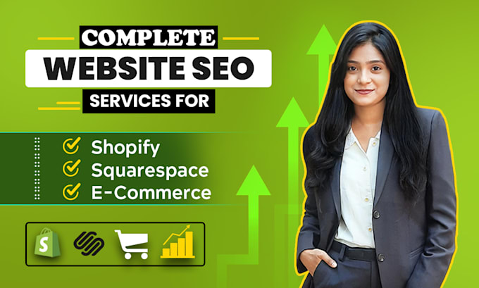 provide complete website SEO service for shopify, ecommerce, woocommerce