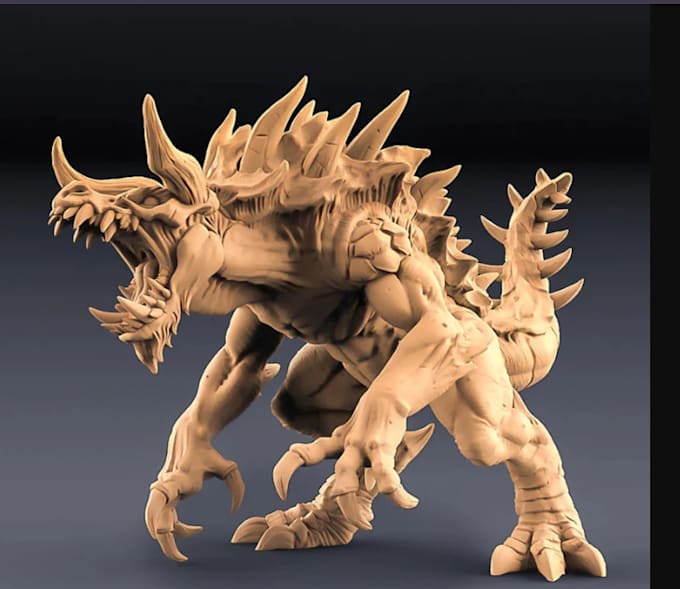 sculpt wow 3d miniatures, warhammer 40k mini figurines,3d creature, stl file