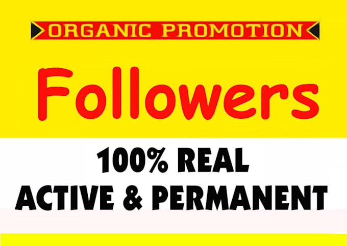 instagram, fb, twitter marketing organic followers growth
