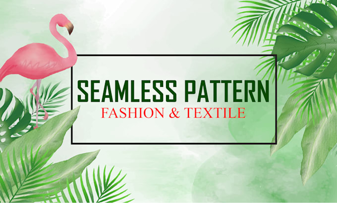 create custom seamless patterns for textiles and apparel