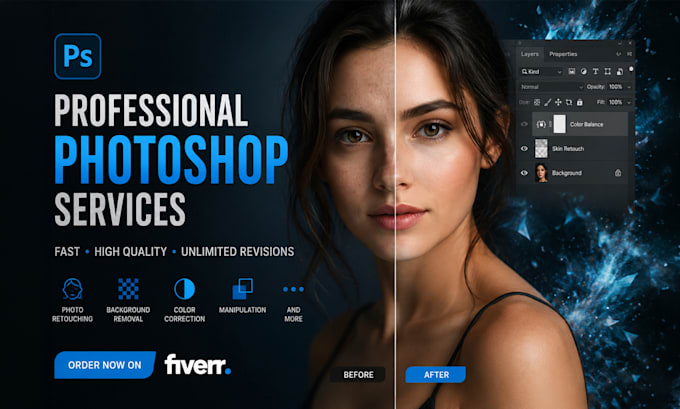 do professional photoshop editing