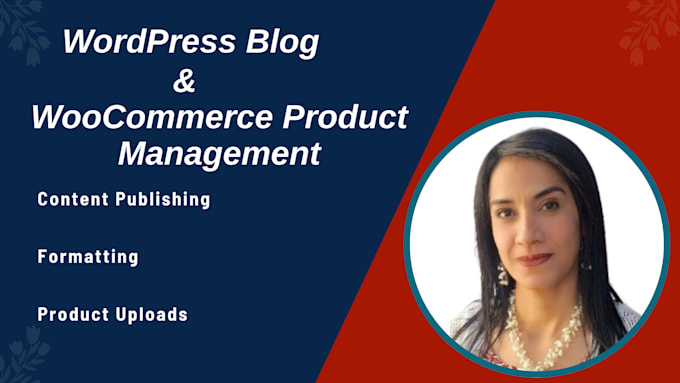 wordpress blog and woocommerce product management