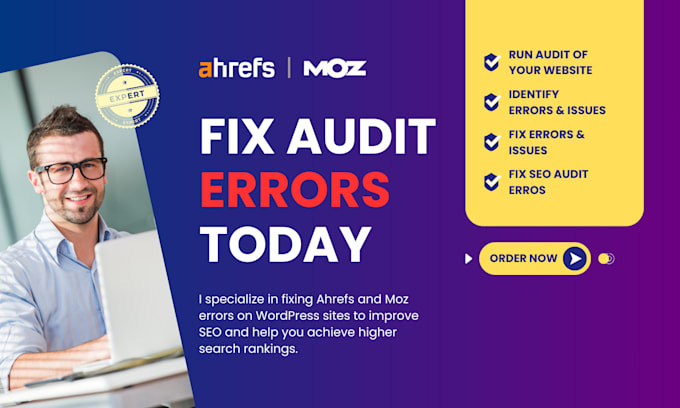 fix ahrefs or moz website audit errors and issues
