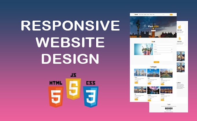 design professional and responsive website for your business, company, brand