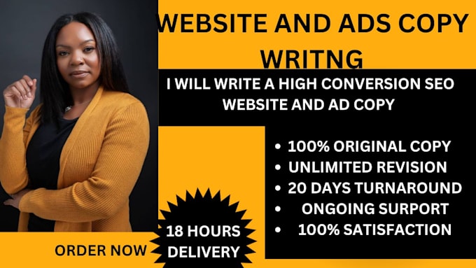 do an SEO website optimization and high converting ad copywriting