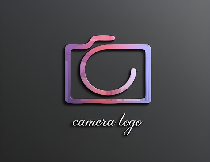 design creative photography, camera logo