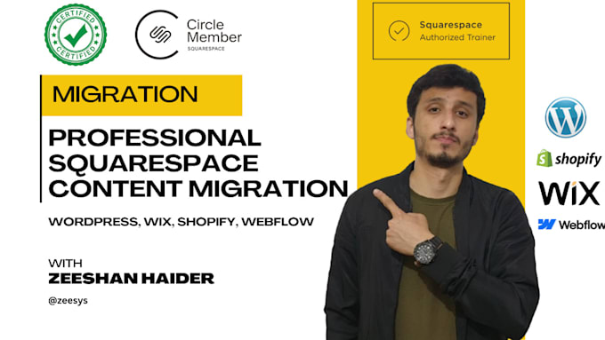 squarespace migration from wordpress, wix, or shopify and SEO