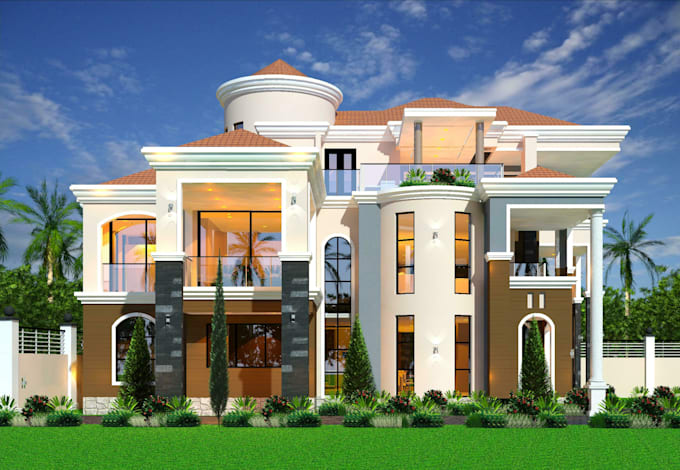 make all architectural renders in revit, lumion and enscape