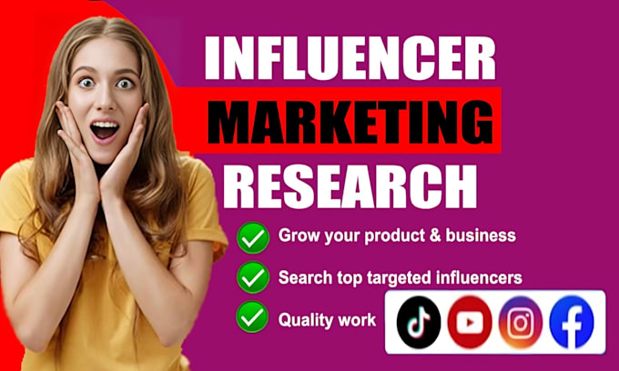 find influencers, instagram, youtube, tiktok, twitter and do outreach