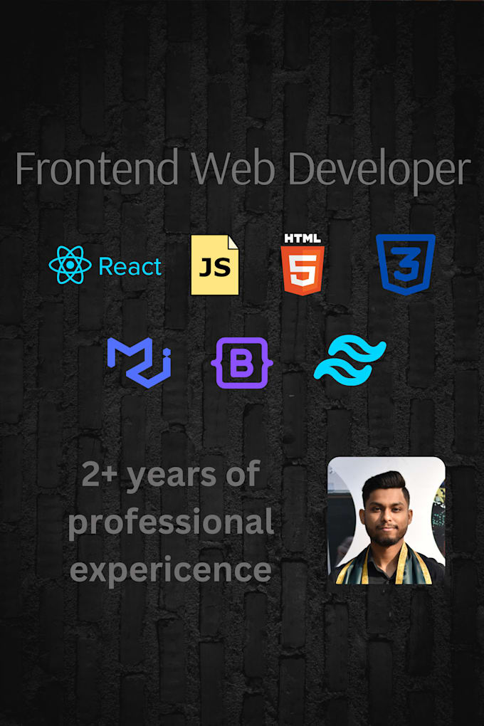 fix or build fontend of your web applictions with react