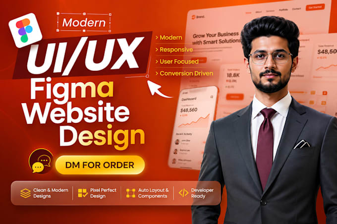 do figma website design, figma website ui ux design and mobile app ui ux design