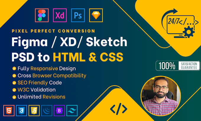transform figma mockups into responsive html