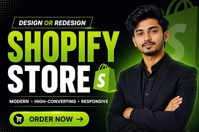 do shopify store design, redesign shopify website, shopify dropshipping store
