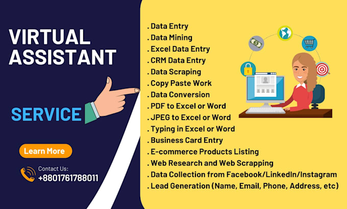 give virtual assistant service