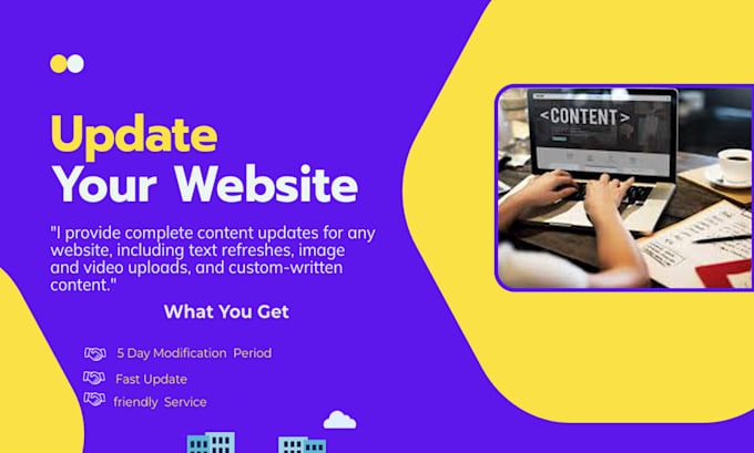 update contents on your website