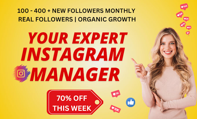 be your expert instagram manager