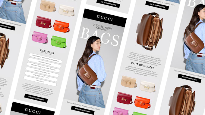 design a professional email newsletter for ecommerce brands