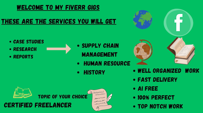 do supply chain management, human resource and history research and case study