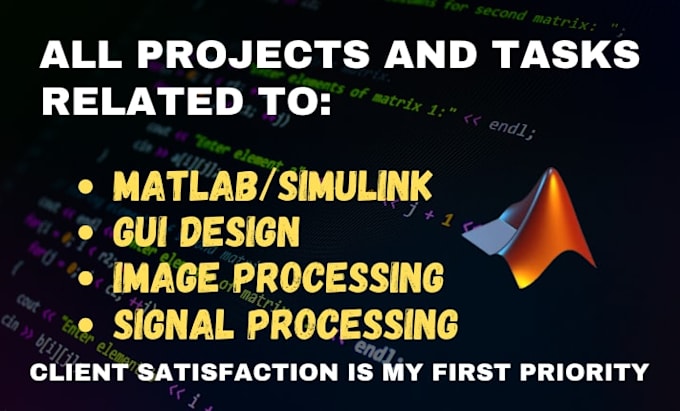 Do gui, simulink, image and signal processing model in matlab