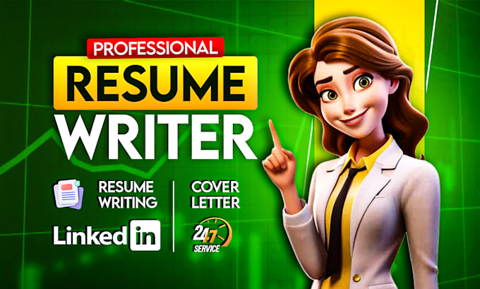 write and upgrade your resume, cv, cover letter, linkedin