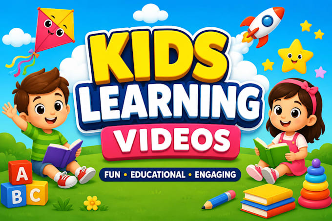 create engaging educational videos for kids