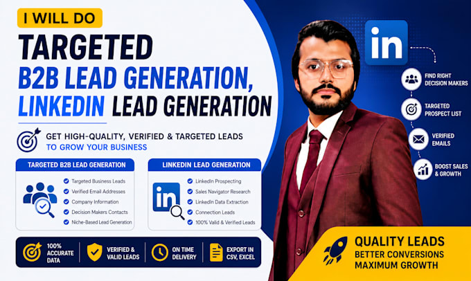 do targeted b2b lead generation, linkedin lead generation