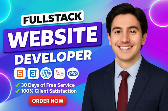 develop a stunning and pixel perfect website using laravel, wordpress and PHP