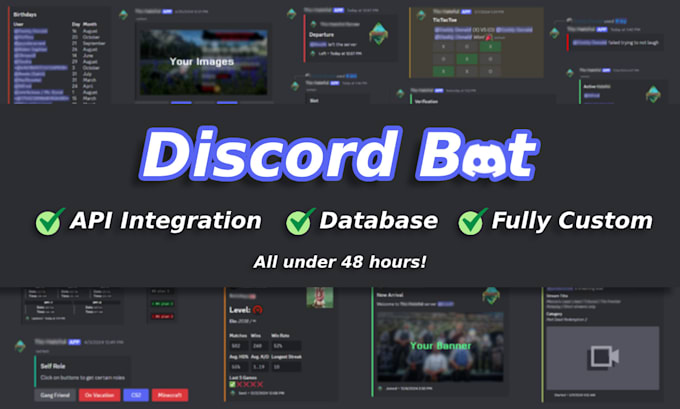 create a custom discord bot for you