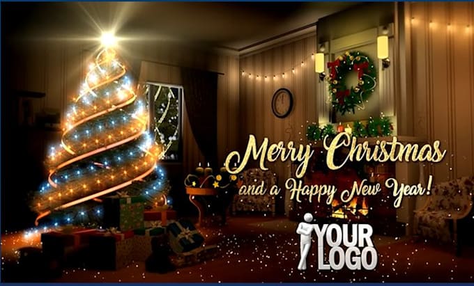 do christmas animation, flier, greetings card and video for your company